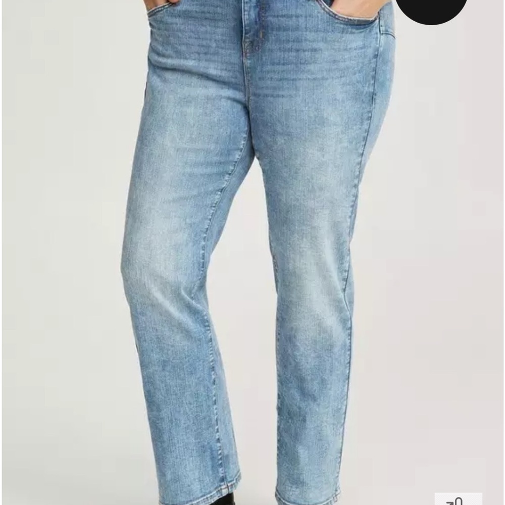 Torrid Light Blue Straight Leg Jeans